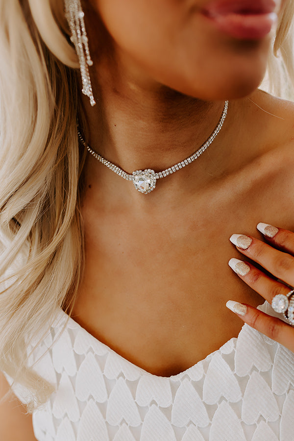 Premium Rhinestone Choker Necklace - Cloud Nine Collection