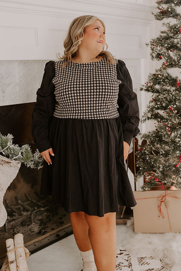 Premium Maple Grove Cutie Mini Dress - Ultimate Casual Elegance