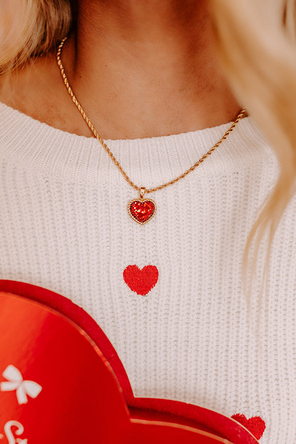 Premium Radiant Romance Red Necklace - Ultimate Elegance