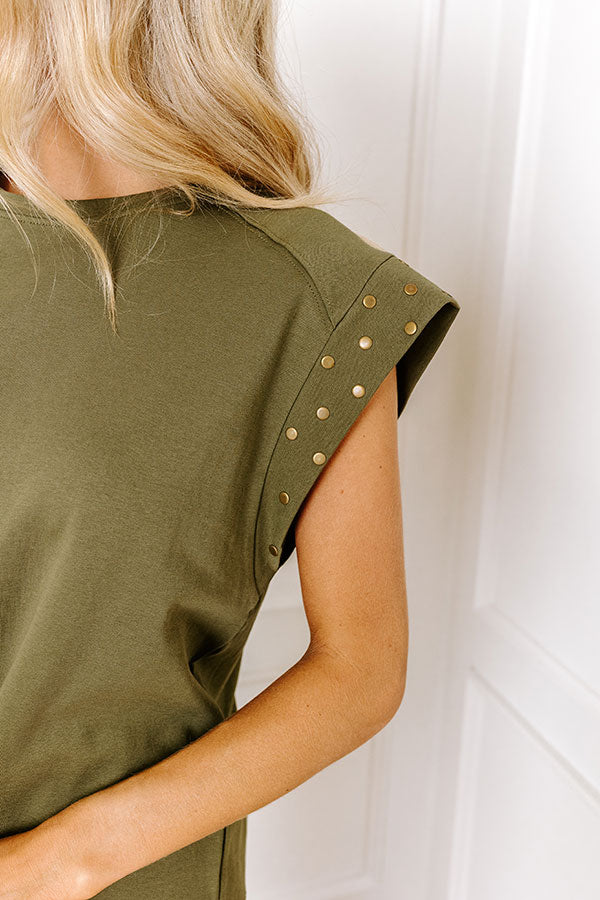 Premium Olive Shift Top - Ultimate Comfort & Style