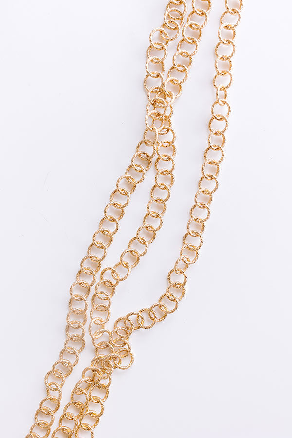 Ultimate Chic Layered Necklace - Happy Hour Ready