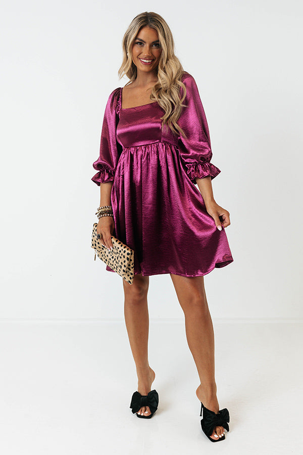 Ultimate Purple Babydoll Dress - Address The Room