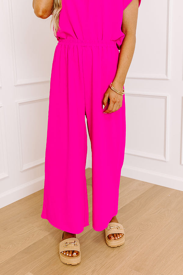 Ultimate Napa Girls Trip High Waist Wide Leg Pants