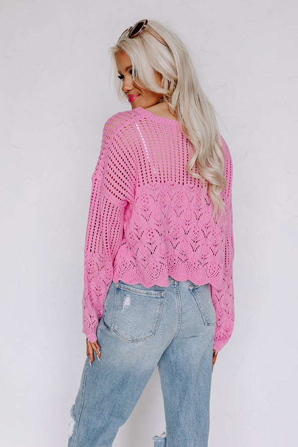 Ultimate Comfort Knit Top - Pink