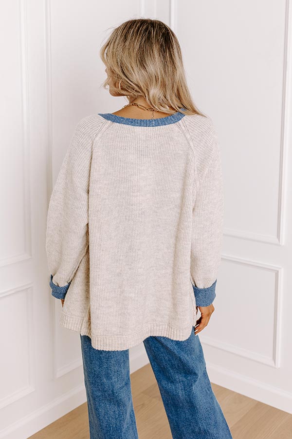 Premium Falling Leaves Knit Cardigan - Autumn Essential