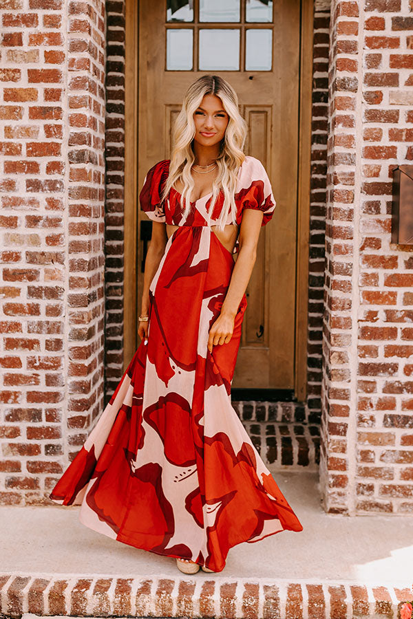 Ultimate Summer Luxe Cut-Out Maxi Dress