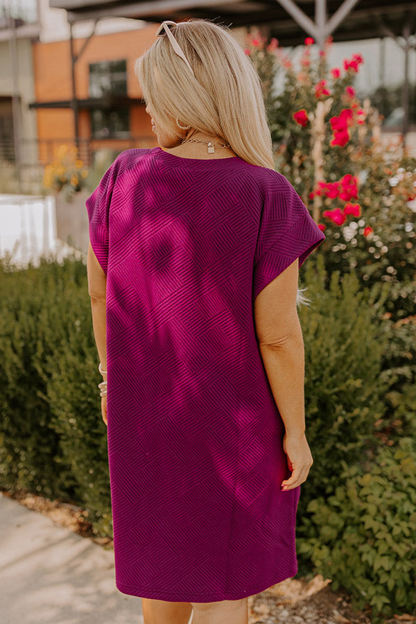 Ultimate Sunny Days Shift Dress | Royal Plum Curves Collection