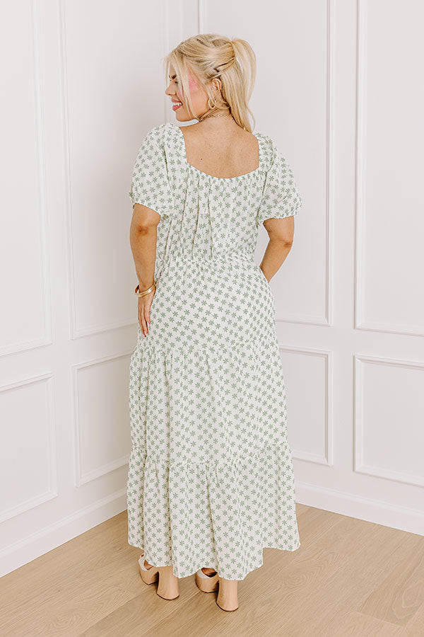 Premium Countryside Charm Floral Maxi Dress - Ultimate Comfort & Style