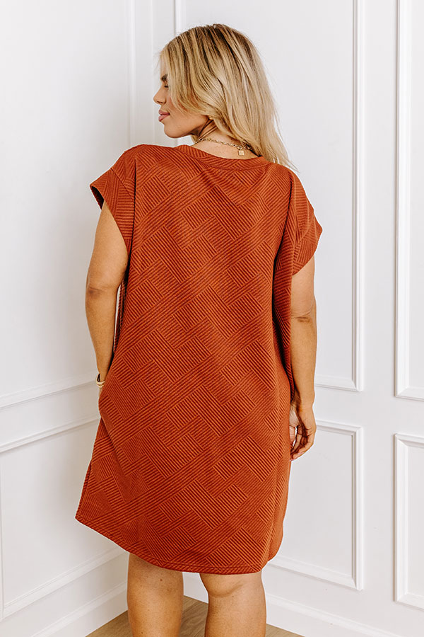 Ultimate Rust Curves Shift Dress – Sunny Days Collection