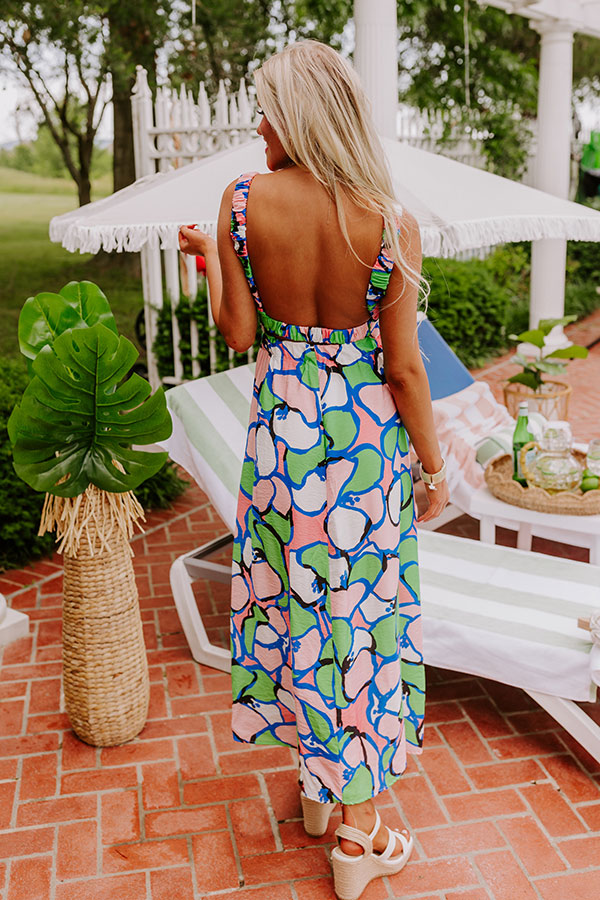 Ultimate Vacay Midi Dress - Floral Elegance