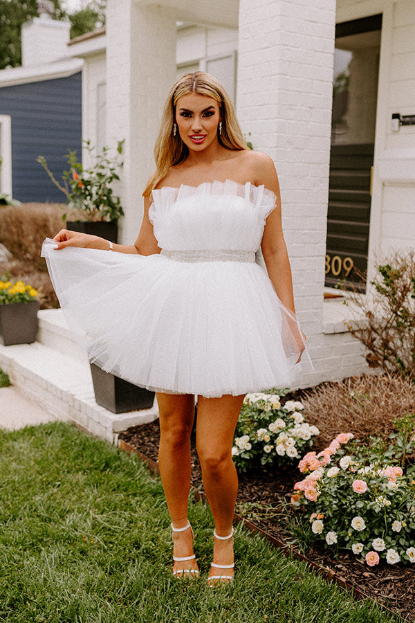 Ultimate Glamour Tulle Mini Dress