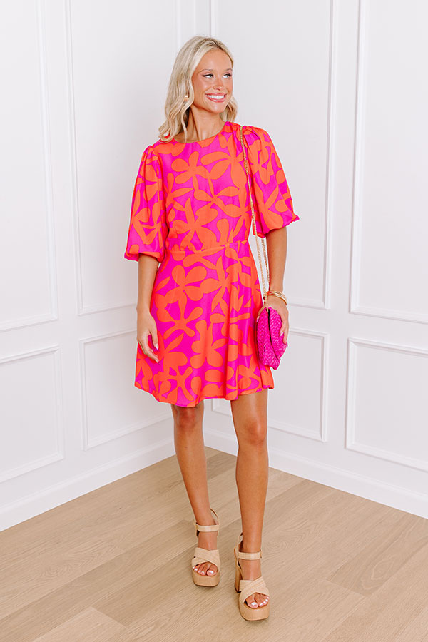 Ultimate Cityscape Floral Mini Dress - Premium Chic Style
