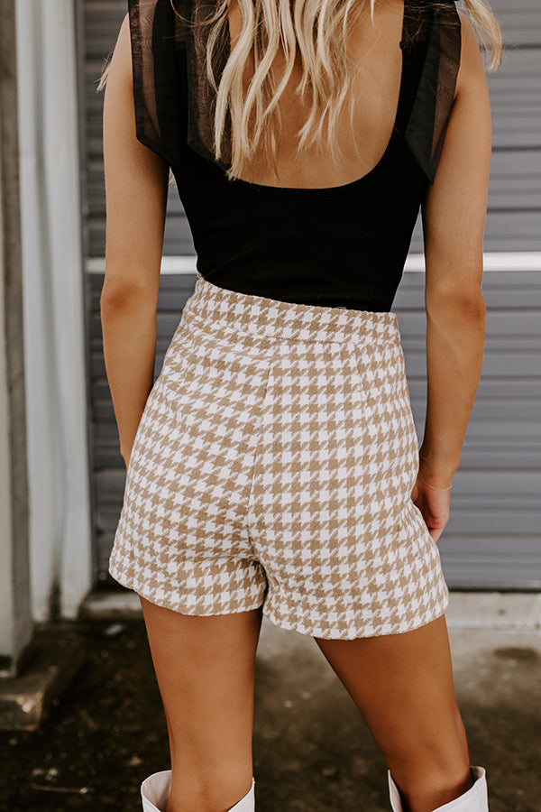 Premium Houndstooth Chic Skort - Ultimate Style Upgrade