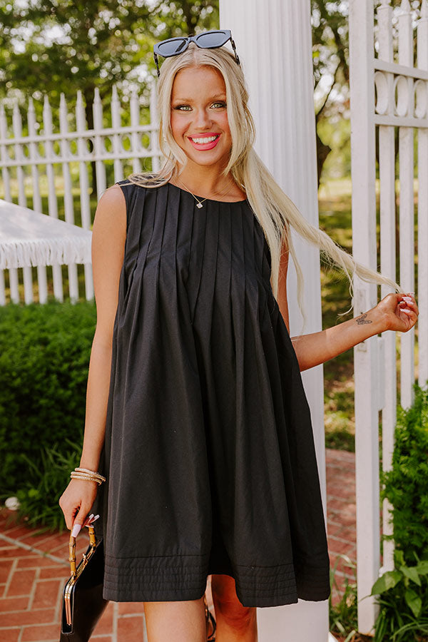 Ultimate Chic Black Mini Dress - Happy Moment Collection