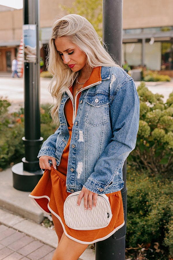 Premium Biana Distressed Denim Jacket - Ultimate Style Upgrade