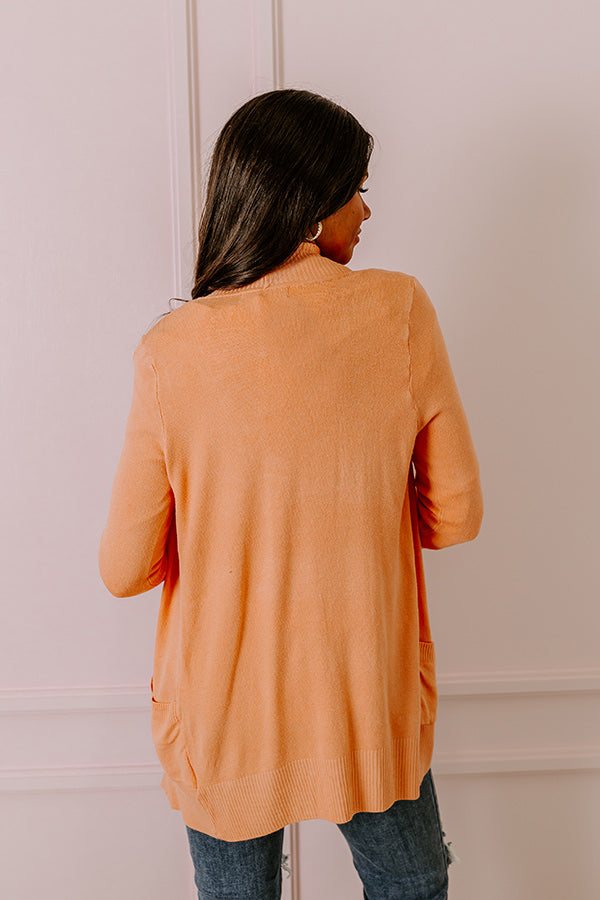 Premium Light Coral Pullover Cardigan - Ultimate Comfort & Style