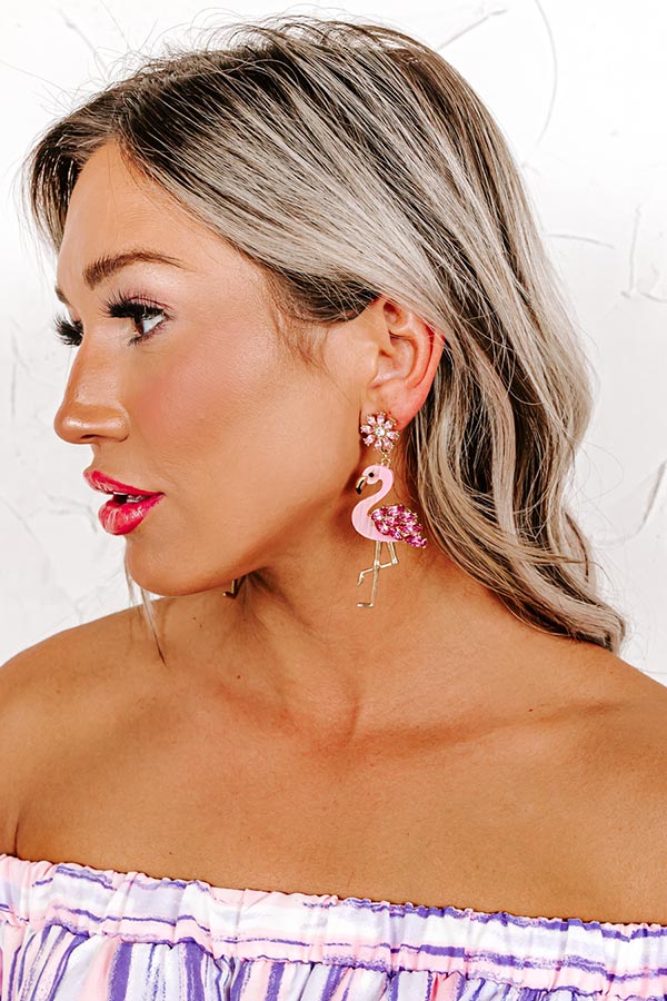 Premium Flamingo Chic Earrings