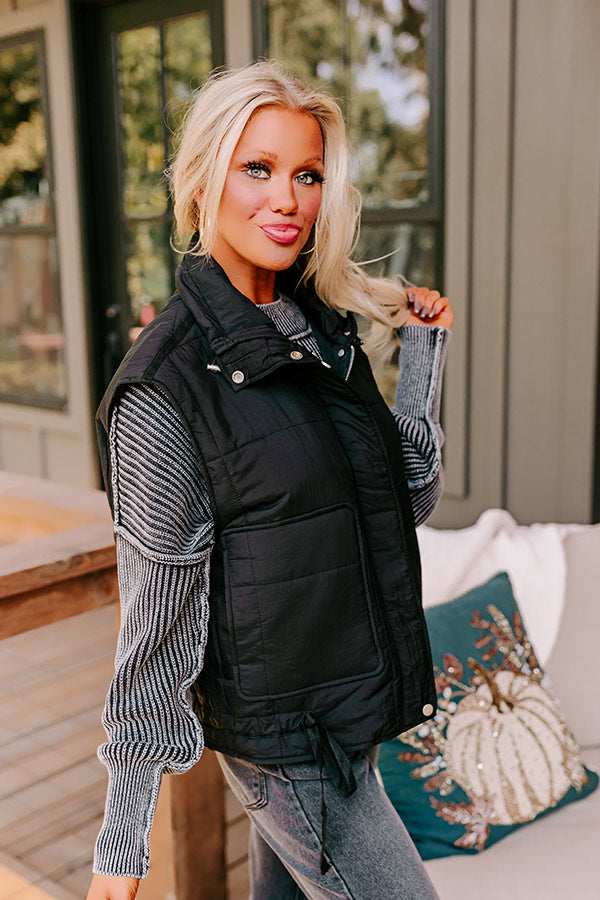 Ultimate Scenic Hike Quilted Vest - Black