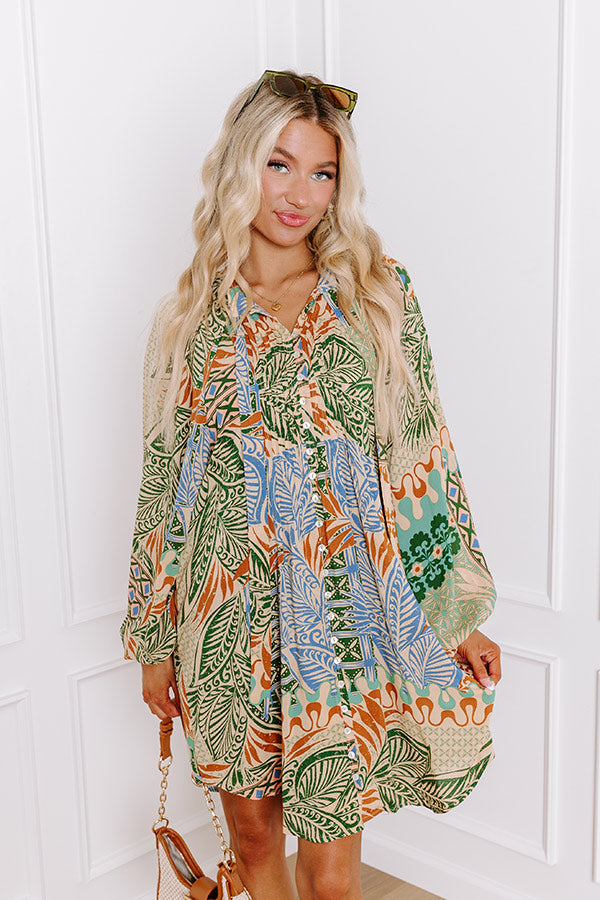 Tropical Paradise Mini Dress - Resort Ready Style