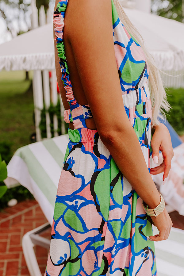 Ultimate Vacay Midi Dress - Floral Elegance