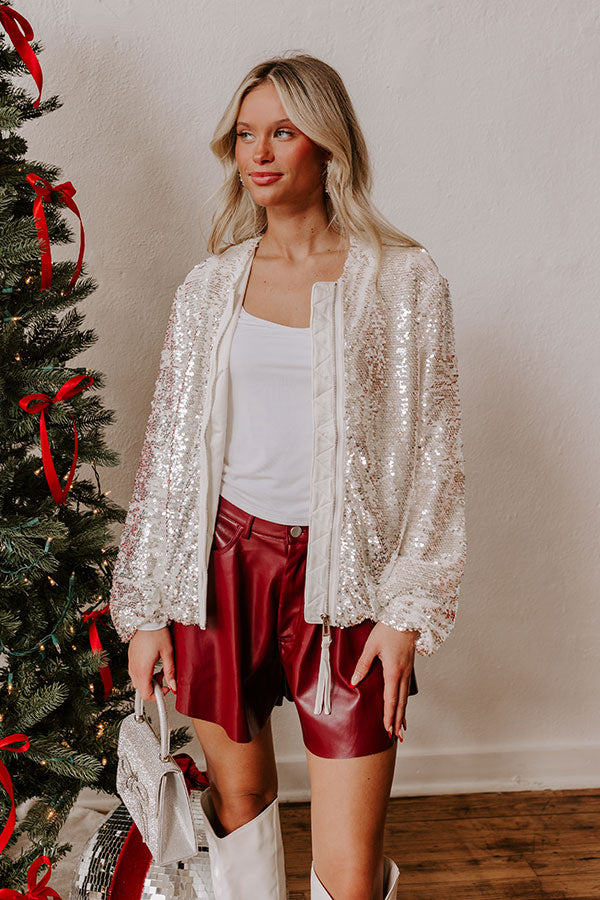 Premium Sequin Jacket - Shine The Night Away