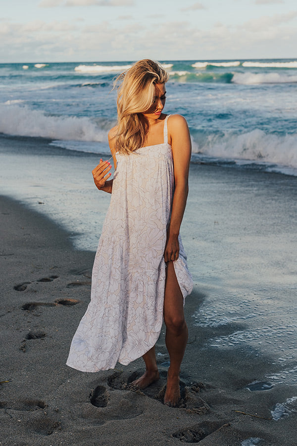 Ultimate Floral Midi Dress - Sweet Sunset Style