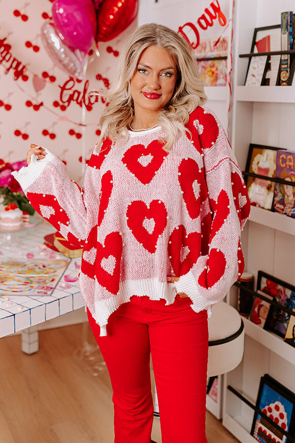 Ultimate Wrapped In Love Embellished Sweater - Premium Style