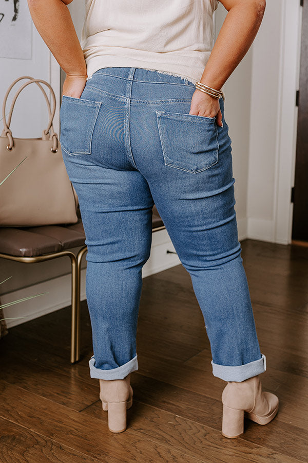 KanCan Ultimate High Waist Straight Leg Jean - Curve Flattering Fit