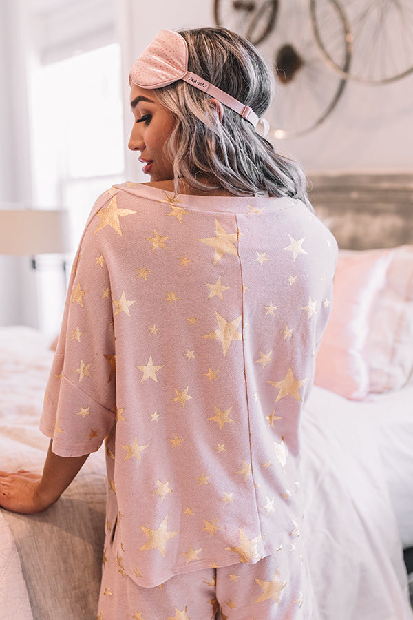 Premium Stardust Pink Shift Tee - Ultimate Comfort & Style