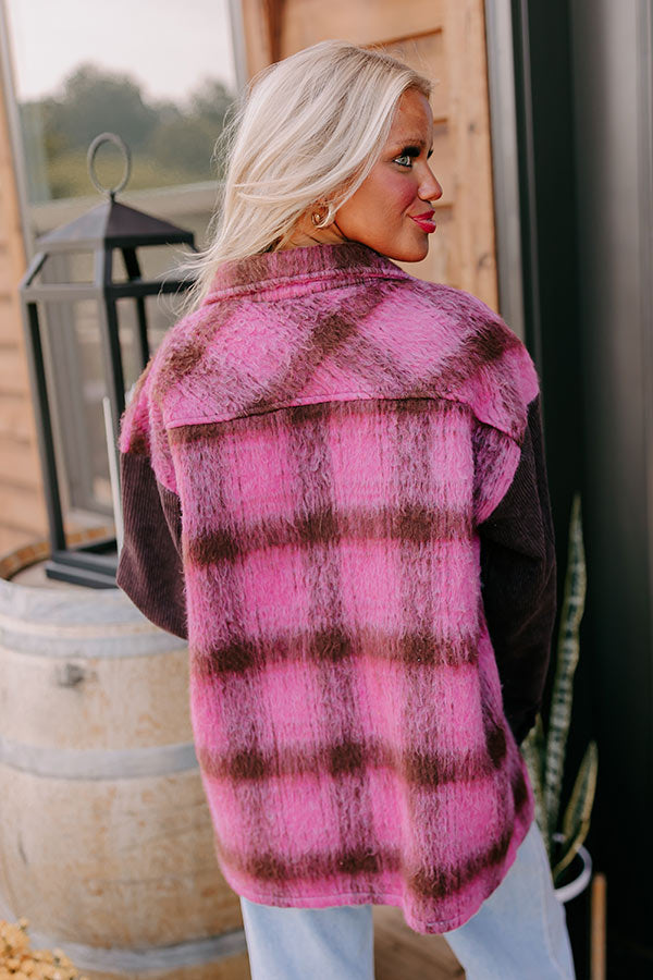 Premium Plaid Corduroy Jacket - Ultimate Fall Layering Essential