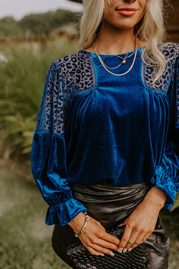 Premium Velvet Charm Top - Ultimate Style Upgrade