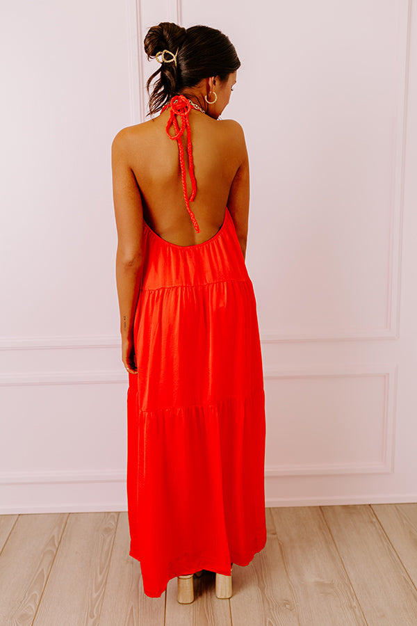 Ultimate Rio Romance Halter Maxi Dress