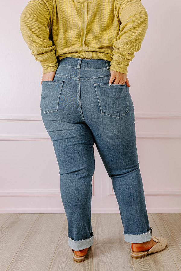 KanCan Ultimate High Waist Straight Leg Jean - Curve Flattering Fit