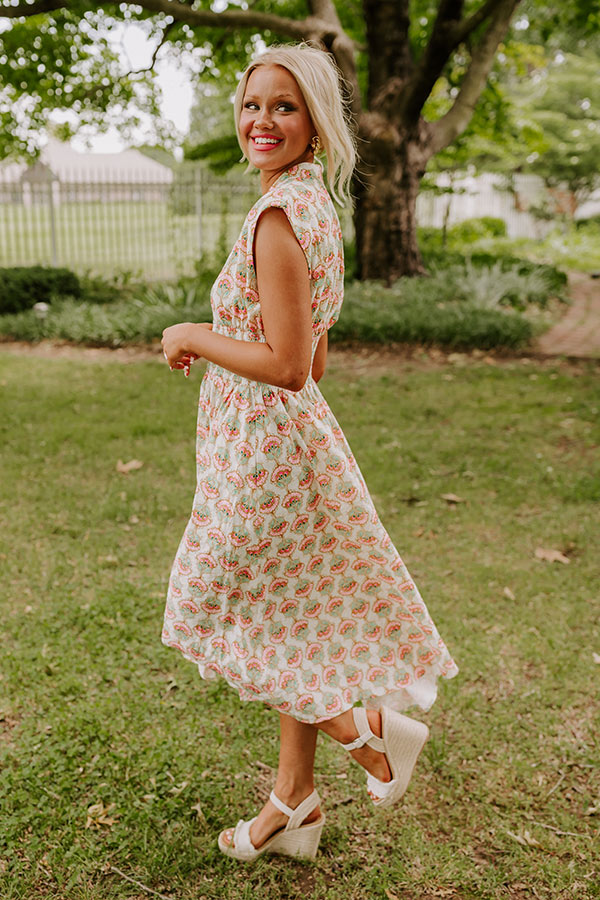 Ultimate Sunshine Floral Midi Dress