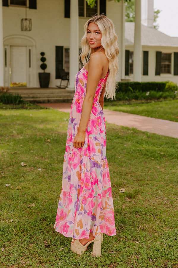 Ultimate Blossom Gala One Shoulder Maxi Dress