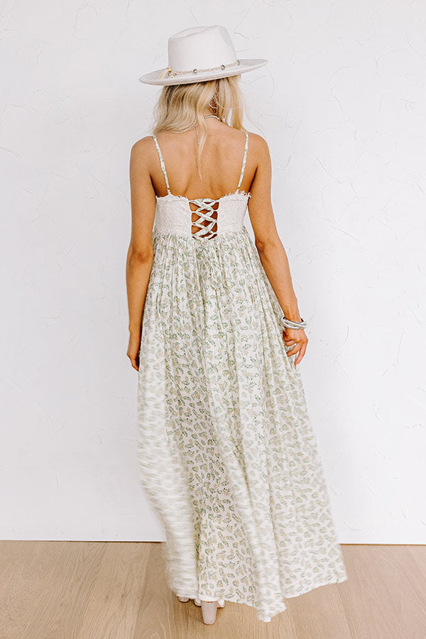 Ultimate Boho Chic Vino On The Veranda Maxi Dress