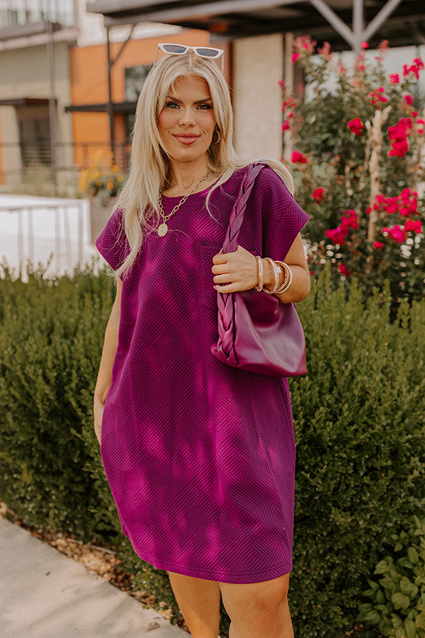 Ultimate Sunny Days Shift Dress | Royal Plum Curves Collection