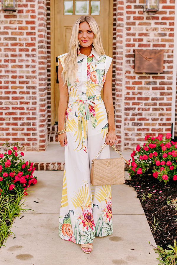 Premium Tropical Escape Jumpsuit - Ultimate Summer Style