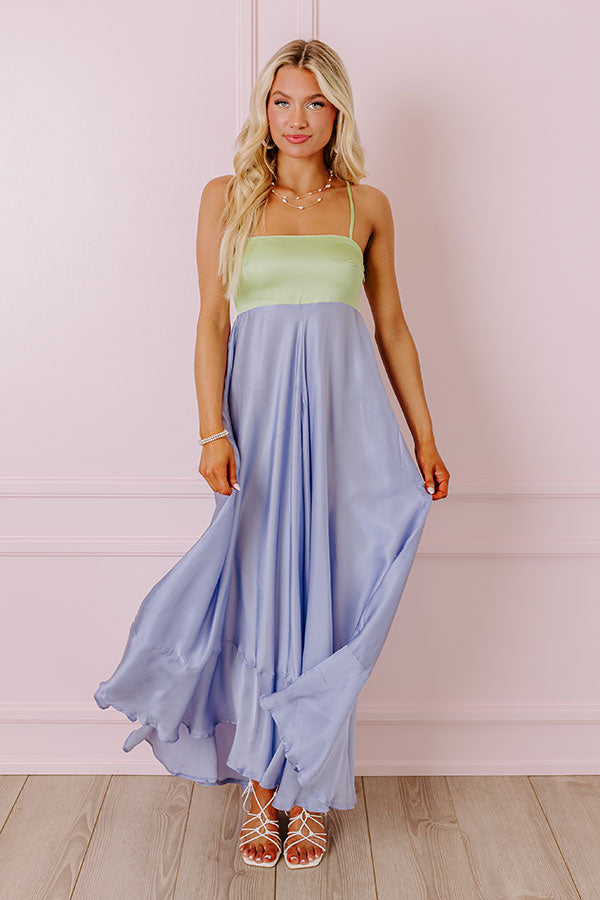 Premium Satin Maxi Dress - Elegant & Chic Style