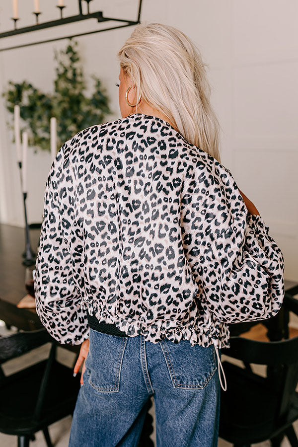 Premium Leopard Print Satin Jacket - Ultimate Style Upgrade