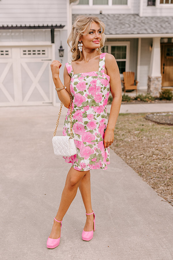 Premium Rosie Galore Mini Dress - Ultimate Tea Party Elegance