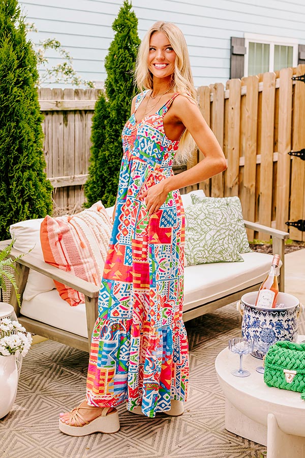 Premium Cozumel Maxi Dress - Vibrant Beachwear Essential