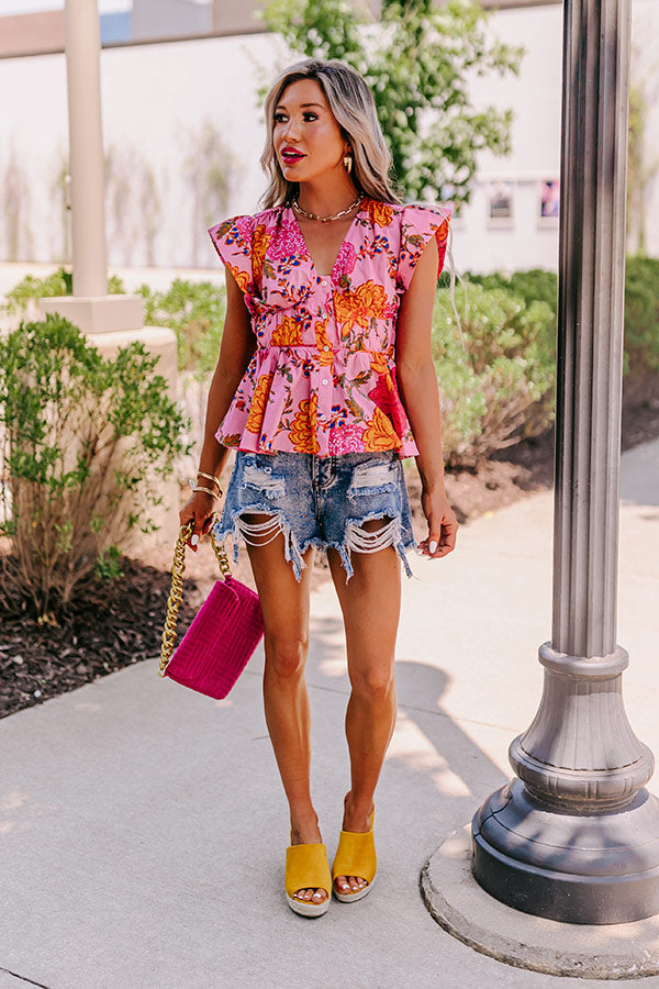 Ultimate Radiant Beauty Floral Top