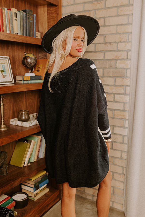 Ultimate Cozy Lifestyle Oversized Sweater - Black