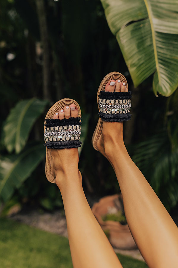 Premium Rylie Black Sandal - Ultimate Comfort & Style