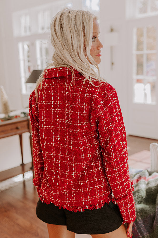 Premium Plaid Tweed Jacket - Ultimate Style Upgrade