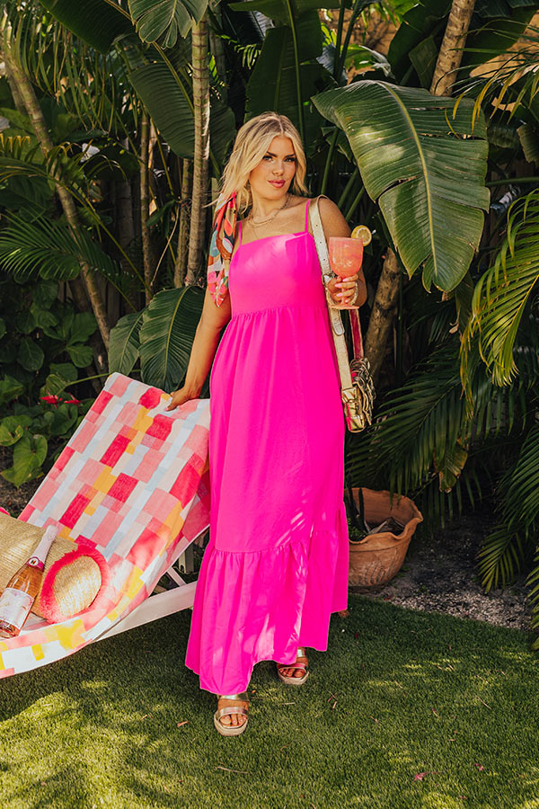 Ultimate Hot Pink Maxi Dress - Flowy & Flattering