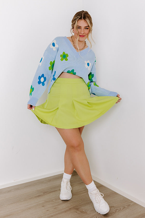 Ultimate Flare Skirt - Lime Punch Edition