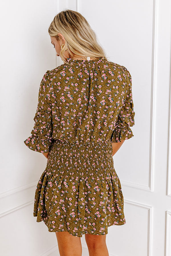 Premium Floral Smocked Dress - The More You Know Collection