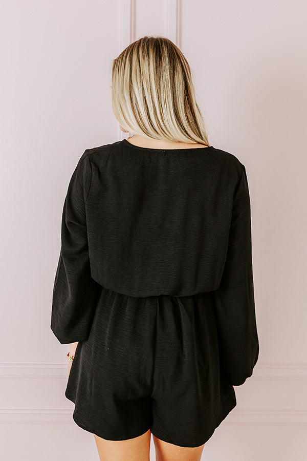 Ultimate Chic Black Romper - Simply Sweet Style